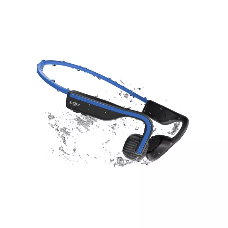 SHOKZ OpenMove slúchadlá bezdrôtové ušné háčiky hovory/hudba USB Type-C Bluetooth modrá