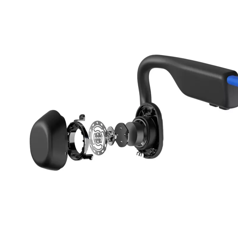 SHOKZ OpenMove slúchadlá bezdrôtové ušné háčiky hovory/hudba USB Type-C Bluetooth modrá