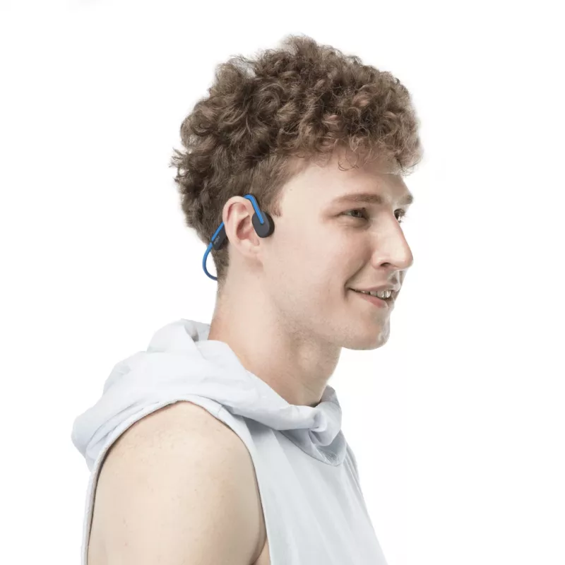 SHOKZ OpenMove slúchadlá bezdrôtové ušné háčiky hovory/hudba USB Type-C Bluetooth modrá