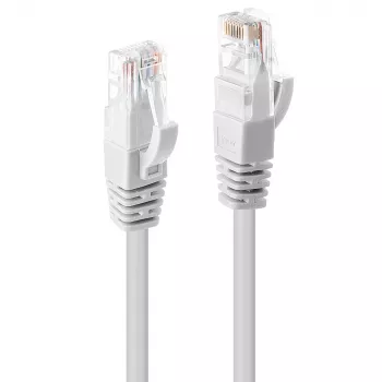 Lindy 0,5 m CAT6 U/UTP sieťový kábel, biely