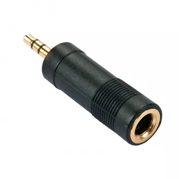 Lindy 3,5 mm jack konektor samec na 6,3 mm jack konektor samica adaptér