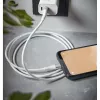 Intenso A315C 7901102 kábel USB-A na USB-C, USB 2.0, 3 A, PD do 60 W, nylonový, 1,5 m, biely