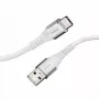 Intenso A315C 7901102 kábel USB-A na USB-C, USB 2.0, 3 A, PD do 60 W, nylonový, 1,5 m, biely