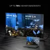 Lindy 0,5 m High Speed HDMI kábel, Black Line
