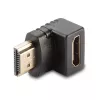 Lindy HDMI konektor samica na HDMI konektor samec 90° zahnutý adaptér - smerom nadol