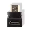 Lindy HDMI konektor samica na HDMI konektor samec 90° zahnutý adaptér - smerom nadol