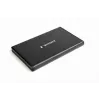 HDD puzdro GEMBIRD EE2-U3S-3 pre 2,5-palcové SATA disky, 1-slotové, Micro-USB B, USB 3.2 Gen 1, až do 2 TB, čierna