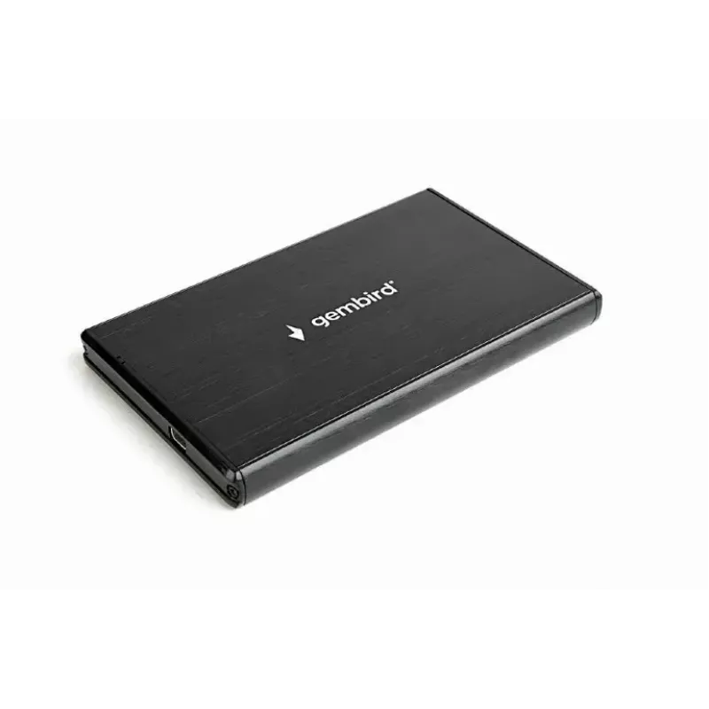 HDD puzdro GEMBIRD EE2-U3S-3 pre 2,5-palcové SATA disky, 1-slotové, Micro-USB B, USB 3.2 Gen 1, až do 2 TB, čierna