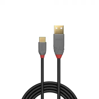 Lindy 3 m USB 2.0 kábel Type-A na C, Anthra Line