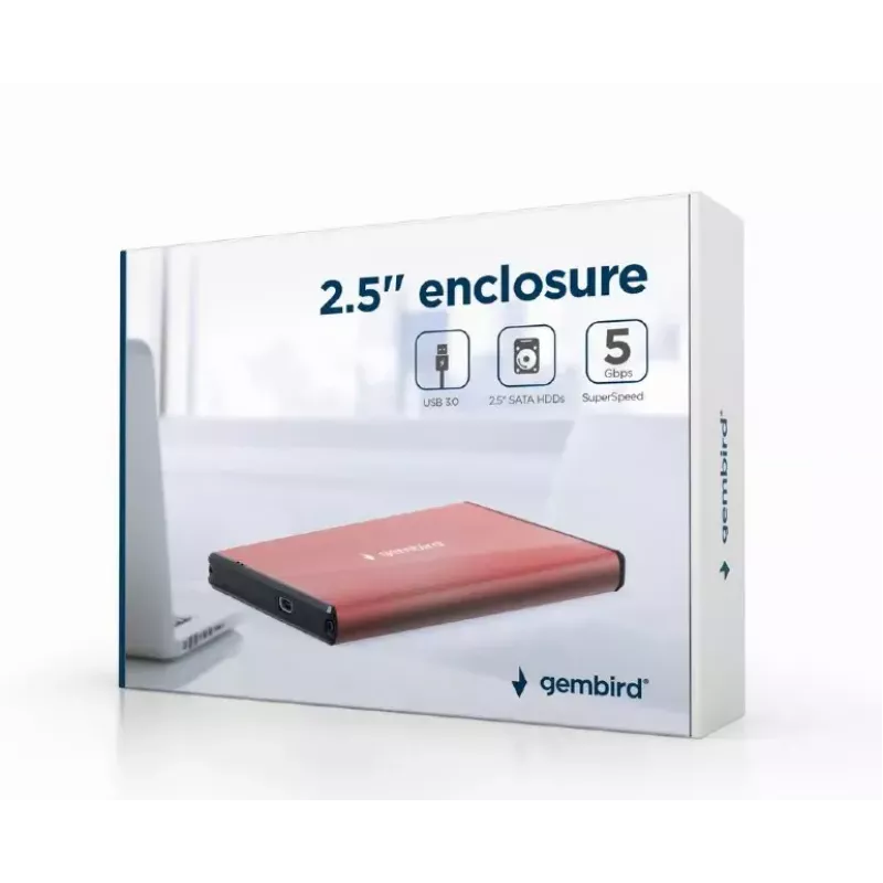 Puzdro na HDD Gembird EE2-U3S-3-P pre 2,5