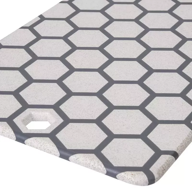 Krájacia doska RESTO 95401 obdĺžniková plast 138×200×8 mm sivá/biela
