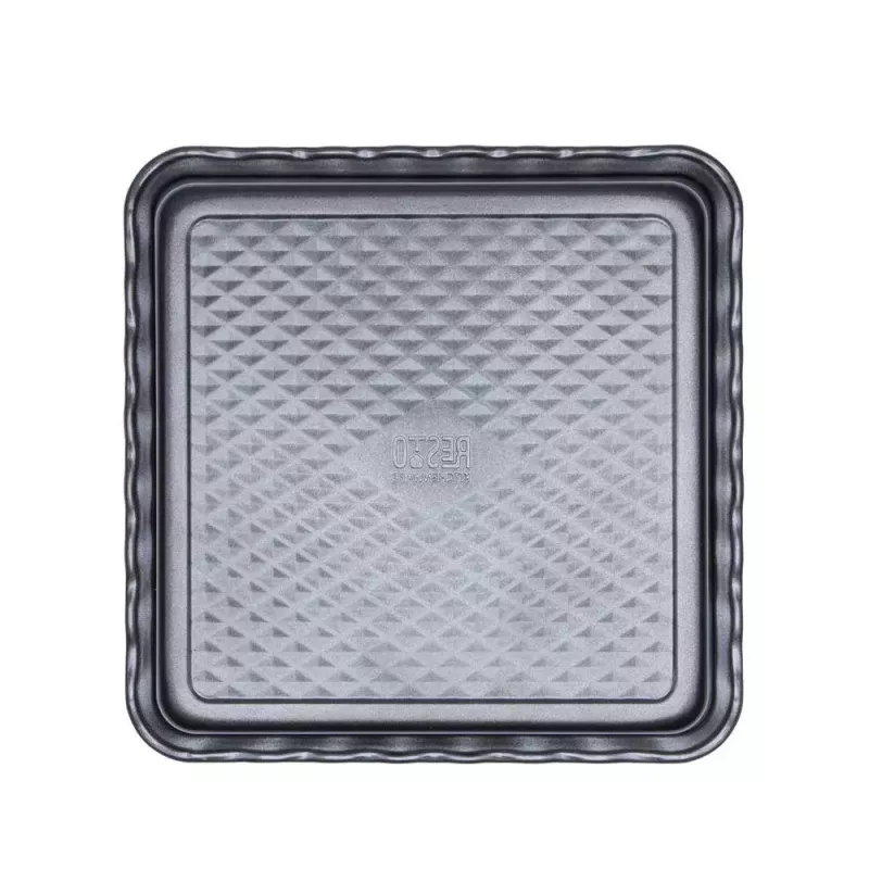 Zapekacia forma na lasagne Resto Kitchenware 96115 obdĺžniková uhlíková oceľ 255x255x50 mm