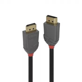 Lindy 0,5m DisplayPort 1.4 kábel, Anthra Line