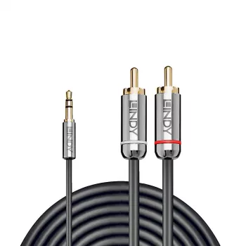 Lindy 3m 3,5mm na Cinch audiokábel, Cromo Line