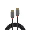 Lindy 1m DisplayPort 1.4 kábel, Anthra Line, 1 m, DisplayPort, DisplayPort, konektor samec, konektor samec, 7680 x 4320 pixelov