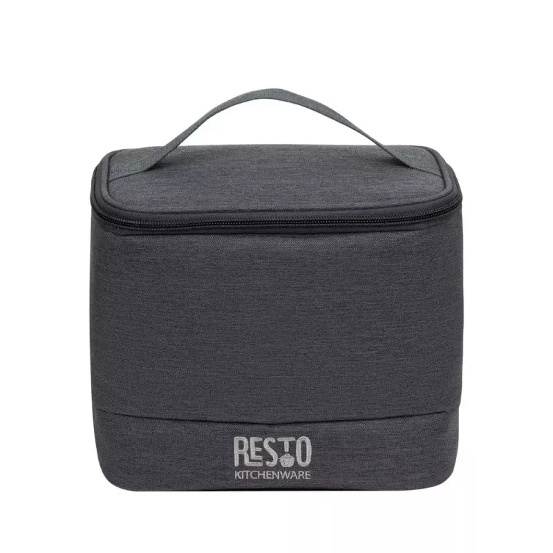 Taška na obed RESTO 5503 — objem 6 L, sivá, PEVA & polyester, kompaktná 190×150 mm