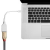 Lindy 0,20 m Mini DisplayPort na DisplayPort adaptérový kábel, 0,15 m, Mini DisplayPort, DisplayPort, konektor samec, konektor samica, biela