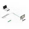 Lindy 0,20 m Mini DisplayPort na DisplayPort adaptérový kábel, 0,15 m, Mini DisplayPort, DisplayPort, konektor samec, konektor samica, biela