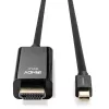 Lindy 36926 kábel Mini DisplayPort na HDMI, 1 m, pasívny, 4K30