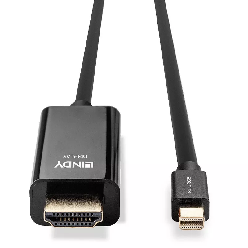 Lindy 36926 kábel Mini DisplayPort na HDMI, 1 m, pasívny, 4K30