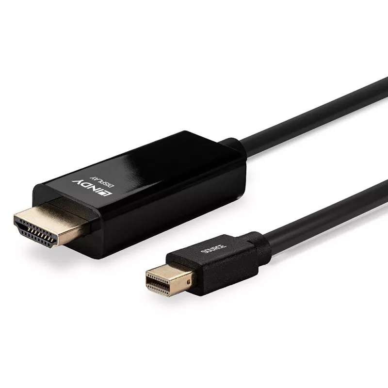 Lindy 36926 kábel Mini DisplayPort na HDMI, 1 m, pasívny, 4K30