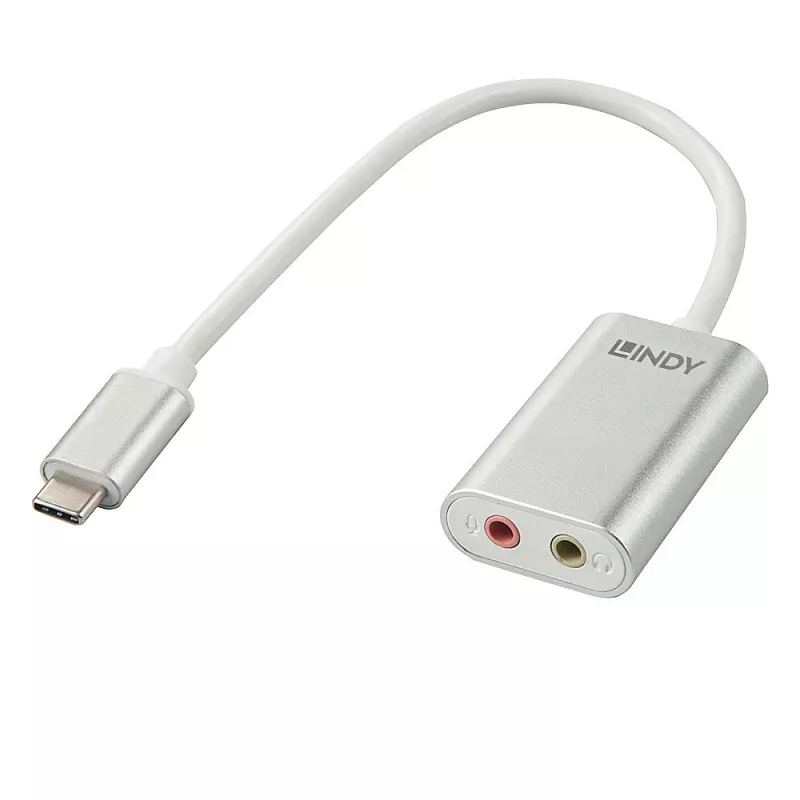 USB Type-C na audio konvertor Lindy 42711