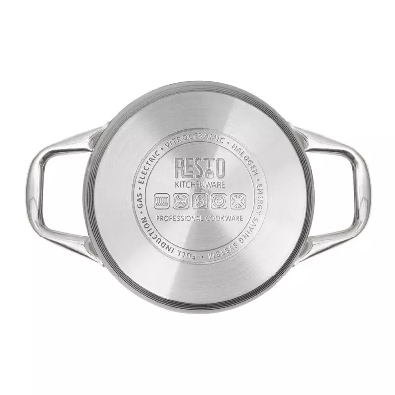 Resto Kitchenware Rigel 1,9 l okrúhly hrniec z nehrdzavejúcej ocele
