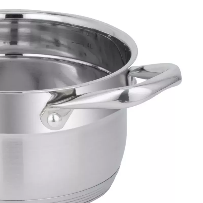 Resto Kitchenware Rigel 1,9 l okrúhly hrniec z nehrdzavejúcej ocele
