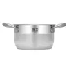 Resto Kitchenware Rigel 1,9 l okrúhly hrniec z nehrdzavejúcej ocele