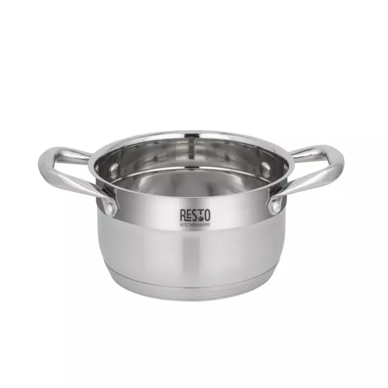 Resto Kitchenware Rigel 1,9 l okrúhly hrniec z nehrdzavejúcej ocele