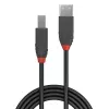 Lindy 10m USB 2.0 typ A na B kábel, Anthra Line