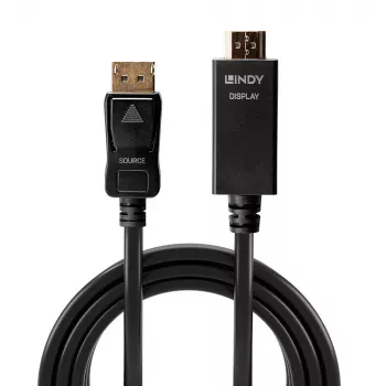 Lindy 3m DisplayPort na HDMI 10.2G kábel