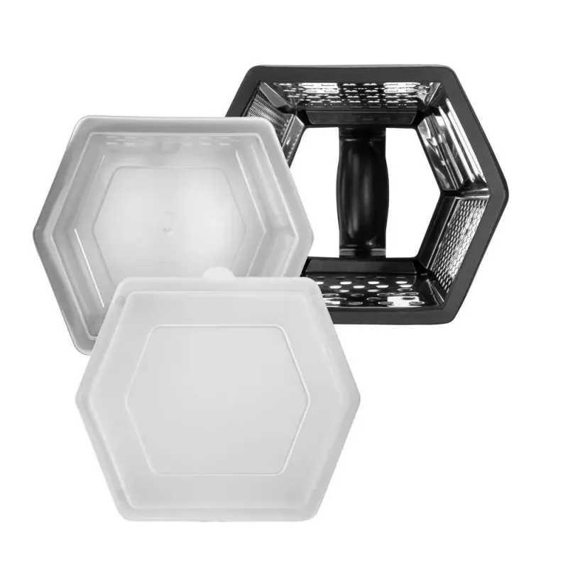Krabicové strúhadlo Resto Kitchenware 95413 čierna nerez