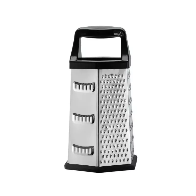 Krabicové strúhadlo Resto Kitchenware 95413 čierna nerez