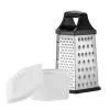 Krabicové strúhadlo Resto Kitchenware 95413 čierna nerez