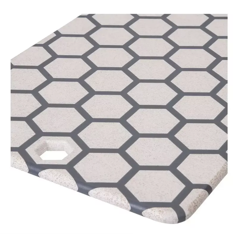 Doska na krájanie Resto Kitchenware 95403 obdĺžniková plastová sivá biela