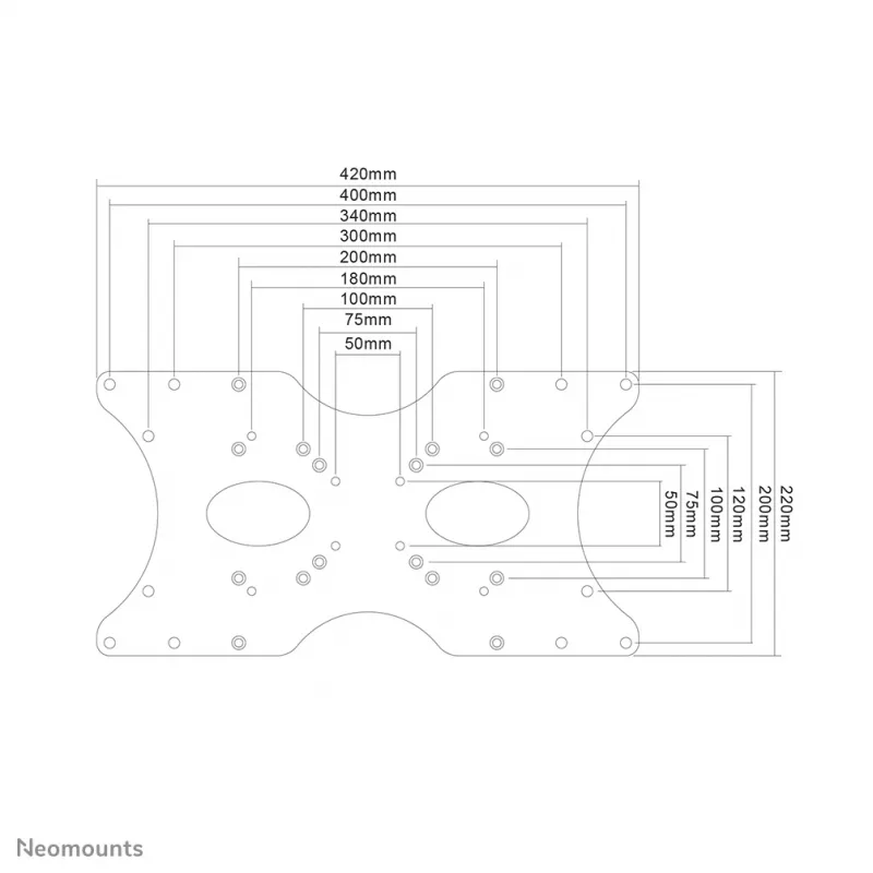 Neomounts FPMA-VESA400 VESA adaptér 22-52