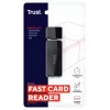 Trust Nanga 21935 čítačka kariet, USB 3.1 Gen 1, Type-A, SD/microSD/MS, čierna