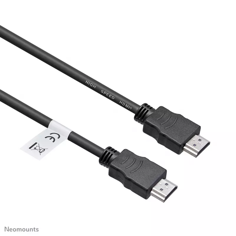 Neomounts HDMI15MM HDMI kábel – 5 metrov, 5 m, HDMI Type-A (štandard), HDMI Type-A (štandard), 10,2 Gbit/s, čierny