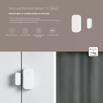 Smart Home senzor dverí/okna, Aqara DW-S03D, bezdrôtový, Zigbee