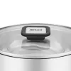 Resto Kitchenware Anser okrúhly hrniec 2,5 l, čierny, nehrdzavejúca oceľ