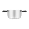 Resto Kitchenware Anser okrúhly hrniec 2,5 l, čierny, nehrdzavejúca oceľ