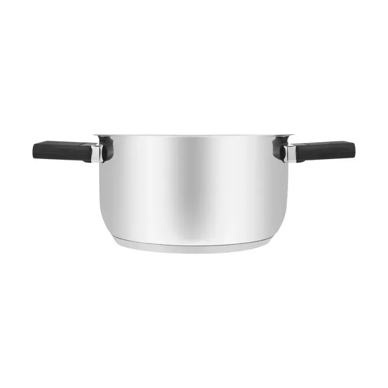 Resto Kitchenware Anser okrúhly hrniec 2,5 l, čierny, nehrdzavejúca oceľ