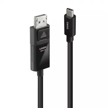 Lindy 2m USB Type-C na DP 4K60 adaptérový kábel s HDR