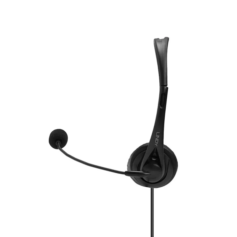 Headset Lindy USB Type-A káblový headset s inline ovládaním