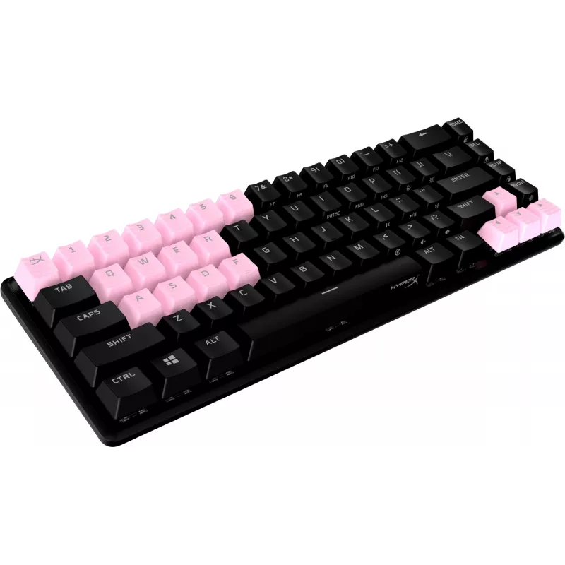 HyperX Rubber Keycaps sada klávesnicových krytiek herné príslušenstvo ružová US rozloženie pre HyperX a spínače typu Cherry MX
