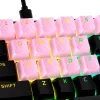 HyperX Rubber Keycaps sada klávesnicových krytiek herné príslušenstvo ružová US rozloženie pre HyperX a spínače typu Cherry MX