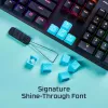 HyperX Rubber Keycaps sada klávesnicových krytiek herné príslušenstvo ružová US rozloženie pre HyperX a spínače typu Cherry MX
