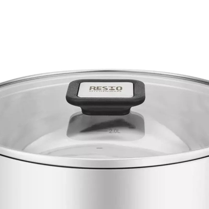 Resto Kitchenware Anser 3,2 L okrúhly čierny nerez
