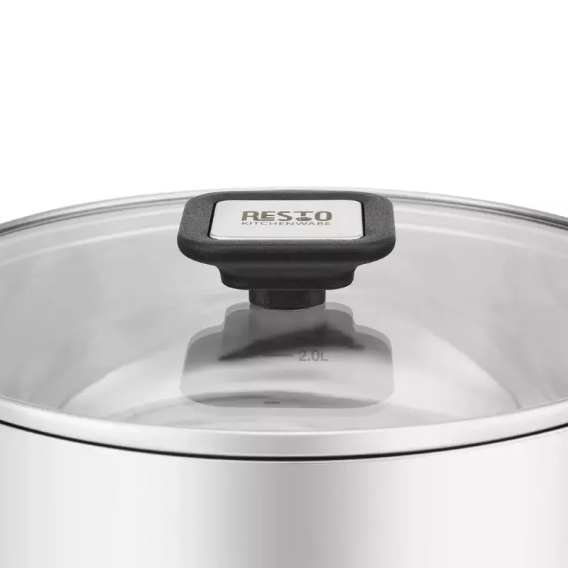 Resto Kitchenware Anser 3,2 L okrúhly čierny nerez